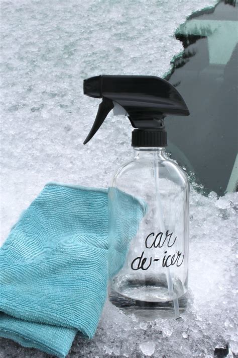 Simple DIY Car De-Icer - Clean and Scentsible