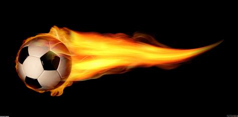 Flaming Soccer Ball Wallpaper (55+ images)