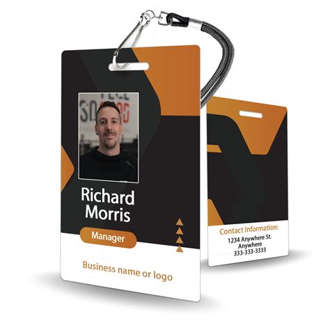 Corporate ID Badge - Customizable Staff Identification – BadgeSmith