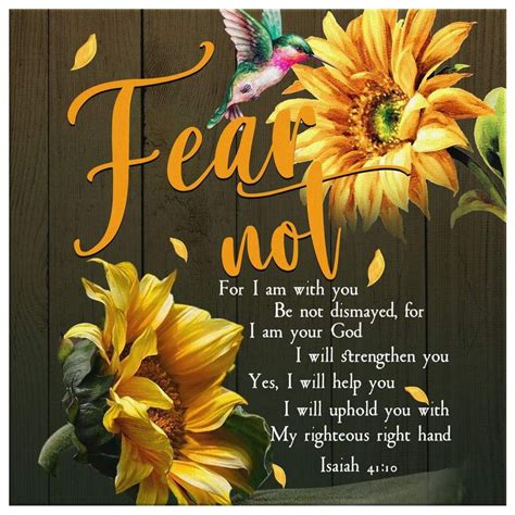 Fear not for I am with you Isaiah 41:10 Bible verse wall art canvas Bible Verse Wall Art, Bible ...