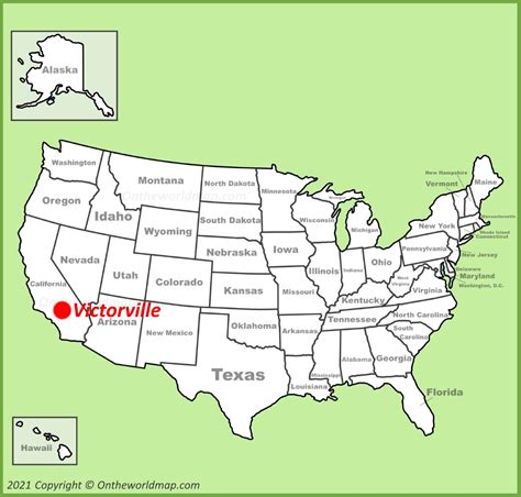 Victorville Map | California, U.S. | Detailed Maps of Victorville