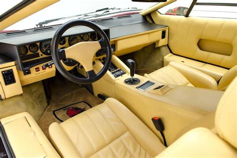 1989 Lamborghini Countach 25th Anniversary Interior