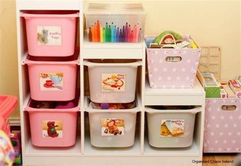 Toy labels on Ikea Trofast unit created and organised by Organised Chaos, Ireland’s #1 ...
