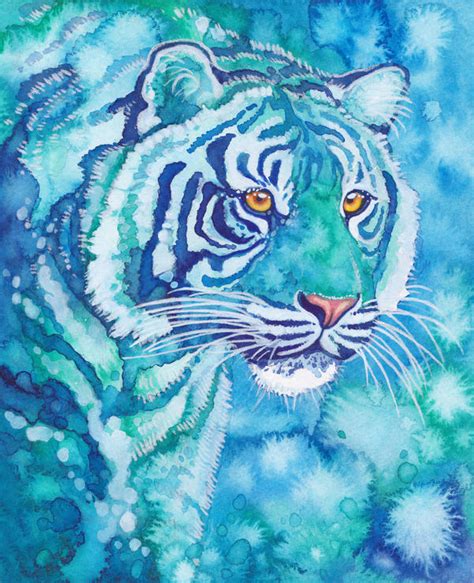 Blue Tiger by Aikya on DeviantArt