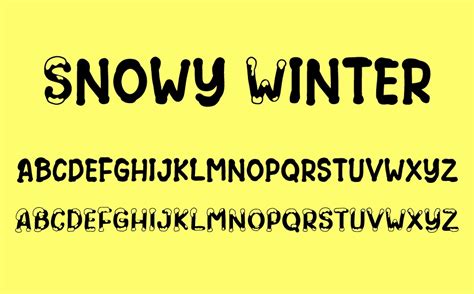 Snowy Winter free font