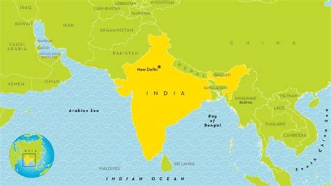 India Country Profile - National Geographic Kids | India map, Asia map ...