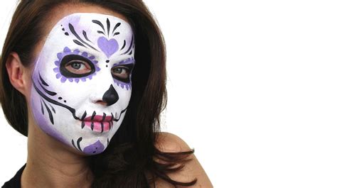 Skeleton Face Painting at PaintingValley.com | Explore collection of Skeleton Face Painting