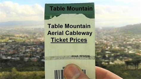 Table Mountain cable car tickets: Your Gateway to an Unforgettable ...