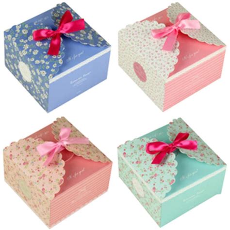 Folding Cake Boxes with Ribbon - Haojie (China Manufacturer) - Art Box ...