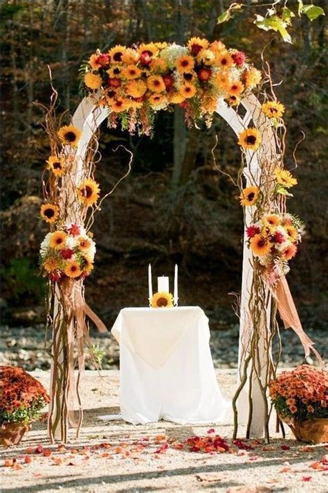 36 Fall Wedding Arch Ideas for Rustic Wedding | Fall wedding arches, Outdoor fall wedding, Fall ...