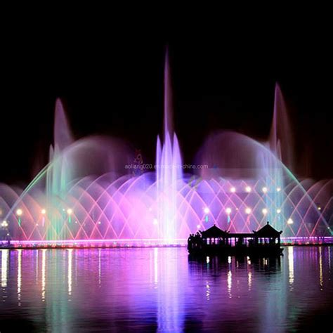 Outdoor Large Lake Floating Digital Swing Music Dancing Water Fountain - China Musical Fountain ...