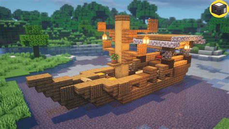 Minecraft: How to Build a Boat House 🌊⛵ | Minecraft Boat Tutorial - YouTube