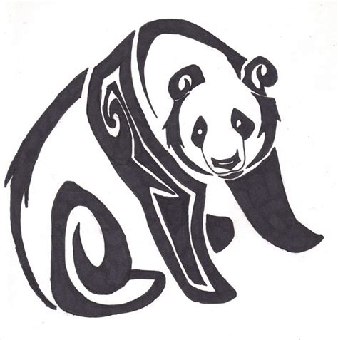 Tribal Panda by wolfhappy on DeviantArt