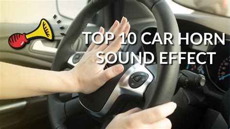 TOP 10 - Car Horn - Sound Effect - YouTube