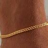 Solid 10K Gold Man Cuban Curb Bracelet. Gents 10K Gold Bracelet, 10K Solid Yellow Gold Bracelet ...