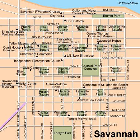 19 Top Tourist Attractions in Savannah, GA | PlanetWare