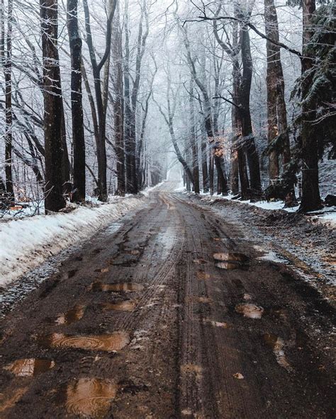 Sleet falling on a country road (Cummington, Massachusetts) by Huck (@kylefinndempsey) cr.🇺🇸 ...