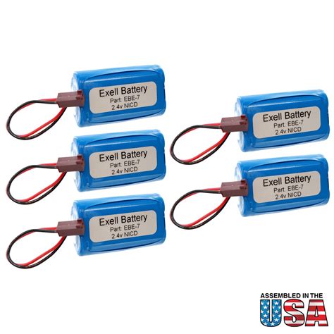 5pc Emergency Exit Lighting Battery Replaces ANIC0865 Fits Atlight ...