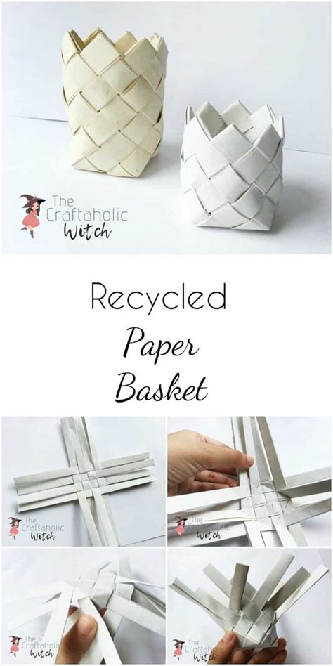 the instructions for how to make a paper basket