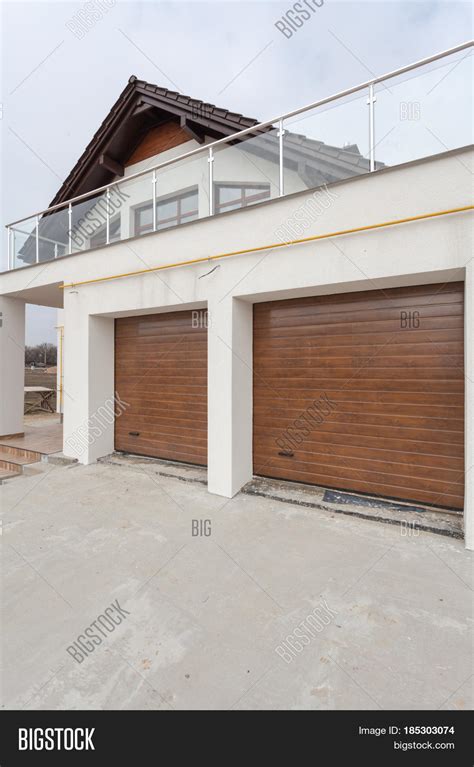 Garage Doors New White Image & Photo (Free Trial) | Bigstock