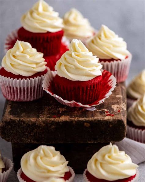 Red Velvet Cupcakes | RecipeTin Eats