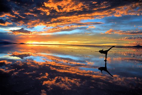 A Glimpse of Paradise - Sunset at Salar de Uyuni by Roger Kwong / 500px