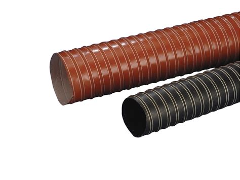 Red Silicon High Temperature hose Silicon 2 Ply Duct Hose Plastics ...