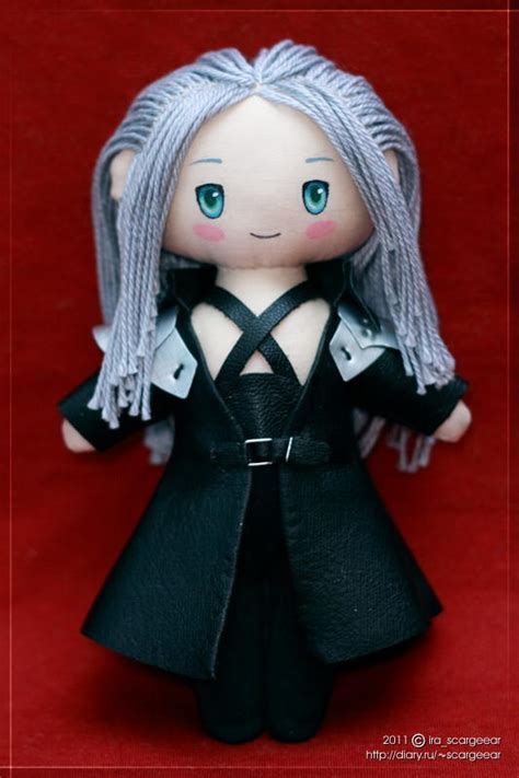 Chibi Sephiroth plushie by scargeear on DeviantArt