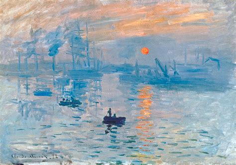 Claude Monet Impression Sunrise high Resolution Original - Etsy