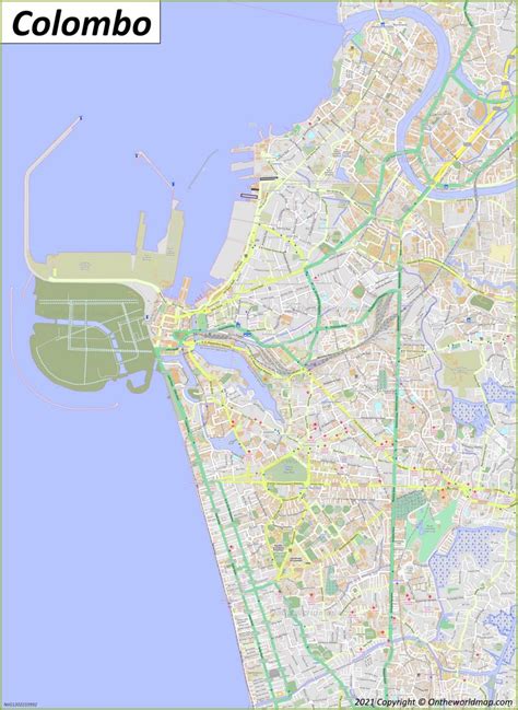 Colombo Map | Sri Lanka | Maps of Colombo