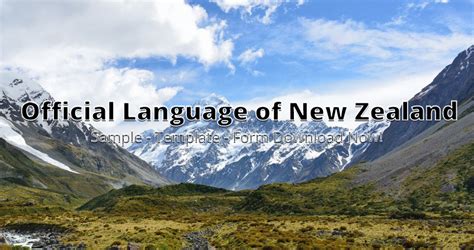 Official Language of New Zealand ⏬👇