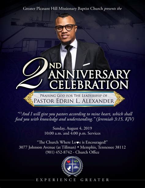 Draft_GPHMBC Pastor's Anniversary Program 2019 by Herman Dickey - Issuu