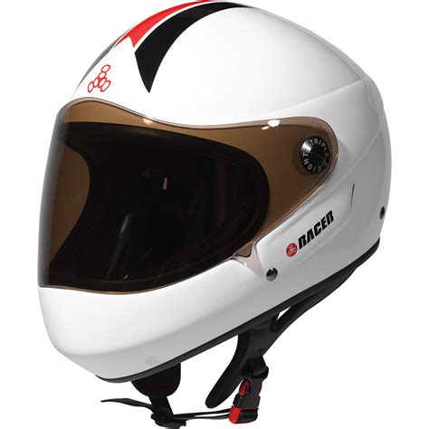 Triple Eight T8-Racer Full Face Downhill Longboard Mountain Bicycle Helmet - Walmart.com ...