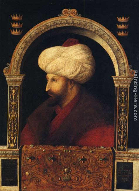 Giovanni Bellini Sultan Mehmet II. painting anysize 50% off - Sultan Mehmet II. painting for sale