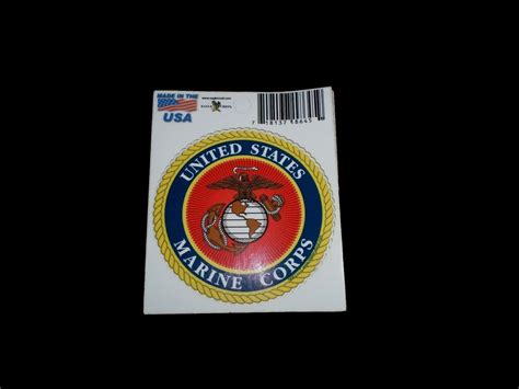 U.S MILITARY MARINE CORPS WINDOW DECAL BUMPER STICKER MADE IN THE U.S ...