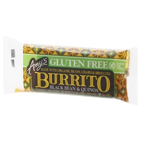 Amys Burrito, Gluten Free, Black Bean & Quinoa | Hy-Vee Aisles Online ...