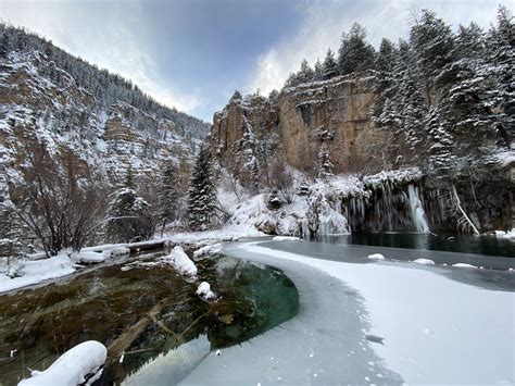 Don't Miss Your Chance To See Hanging Lake In Colorado This Winter