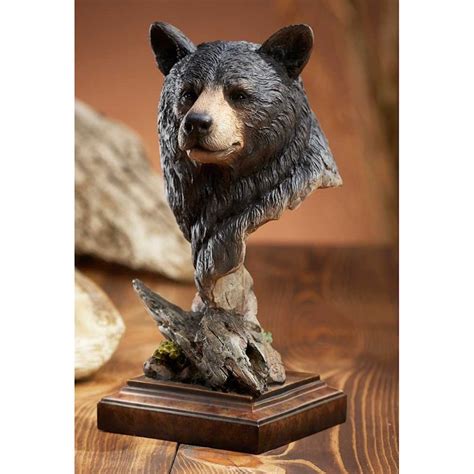 Smokey Black Bear Sculpture