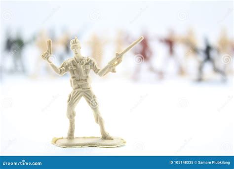 Plastic Soldiers And Plastic Fighting Stock Image - Image of army ...