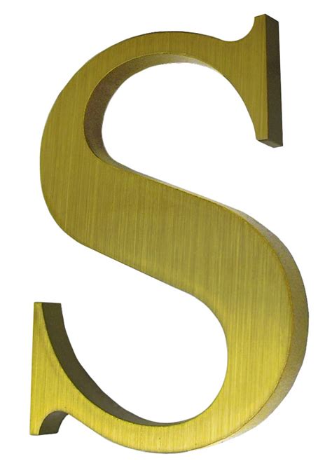 Brass letters and numbers- House home and office- Buysignletters