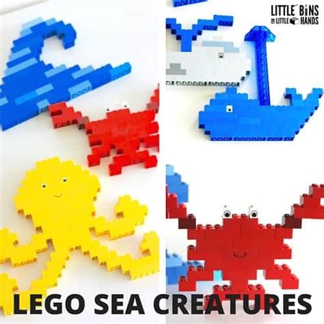 LEGO Ocean Animals for an Under The Sea Theme