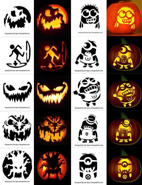 Free printable minion pumpkin stencils - dreamdiki