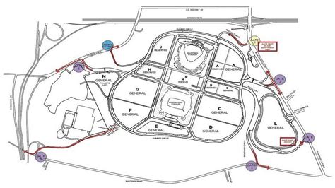 Kauffman Stadium Parking Lot Map - Map Of Stoney Lake