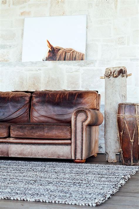 Brown Distressed Leather Sofa - Sofas Design Ideas