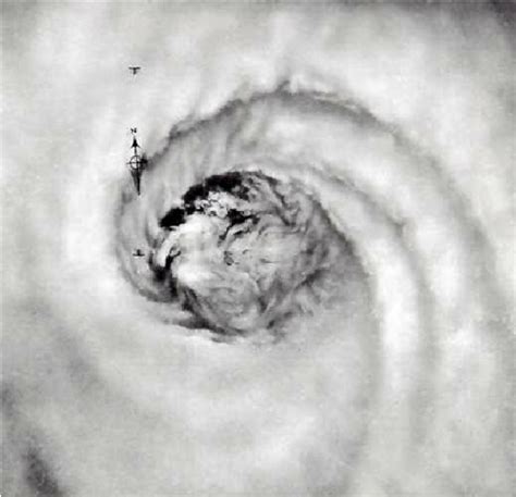 A high altitude aerial photograph of Supertyphoon Ida taken from a U-2... | Download Scientific ...