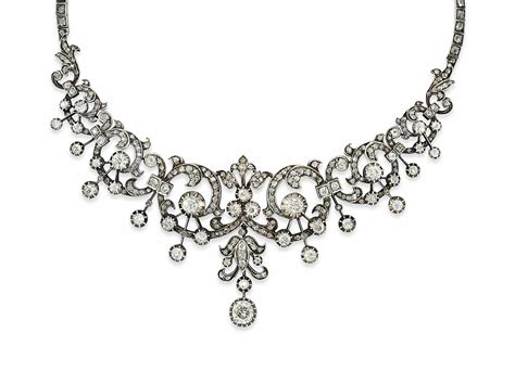 A LATE 19TH CENTURY DIAMOND TIARA NECKLACE | Christie's