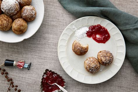 Æbleskiver - Danish Pancake Puffs | Danish Christmas recipes | denmark.dk | Christmas food ...