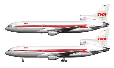 How the final 3 TWA liveries evolved from one to the next – Norebbo