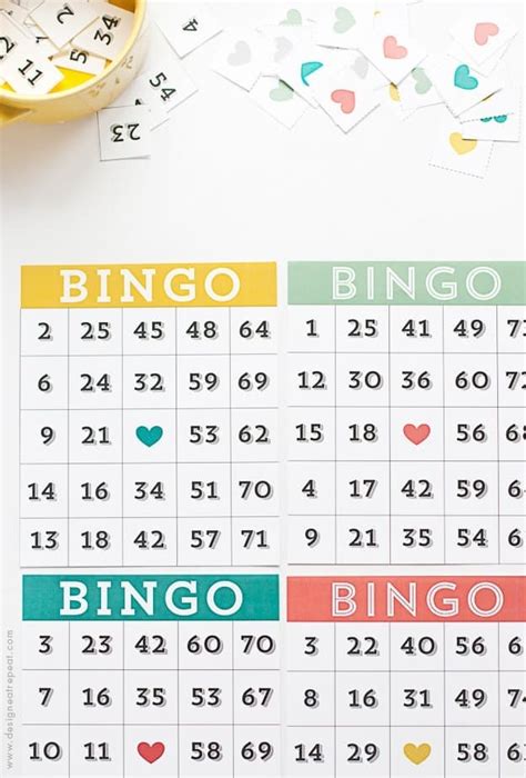 Printable Bingo Cards - Game Night Idea! - Design Eat Repeat