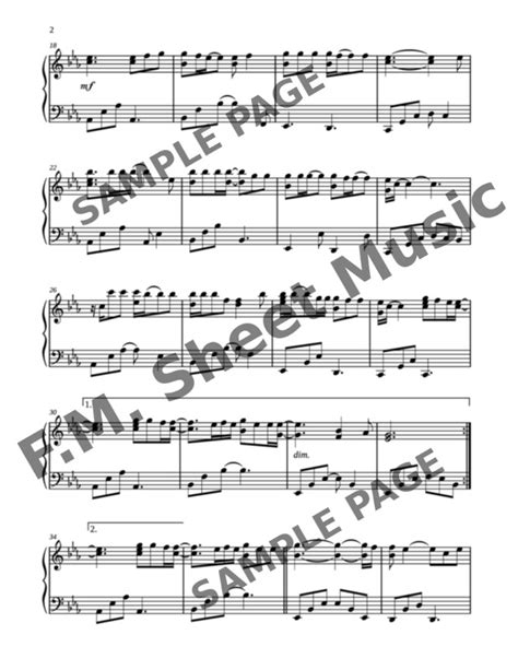 Monsters (Intermediate Piano) By James Blunt - F.M. Sheet Music - Pop Arrangements by Jennifer ...